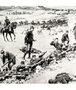 The Battle Of Tirlemont WW1 Print 1917 Belgian Soldiers Trenches SmDwC5 - $550.13 MXN