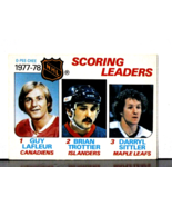 1978/79 O-PEE-CHEE NHL HOCKEY CARD #65 GUY LAFLEUR BRYAN TROTTIER DARRYL SITTLER - $12.82