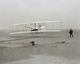 First flight of Wright Flyer by Wright Brothers at Kitty Hawk 1903 Photo Print - £6.88 GBP