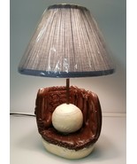 MI) Vintage Chalkware Plaster Baseball Glove Lamp DIY Child Baby Nursery... - £19.83 GBP
