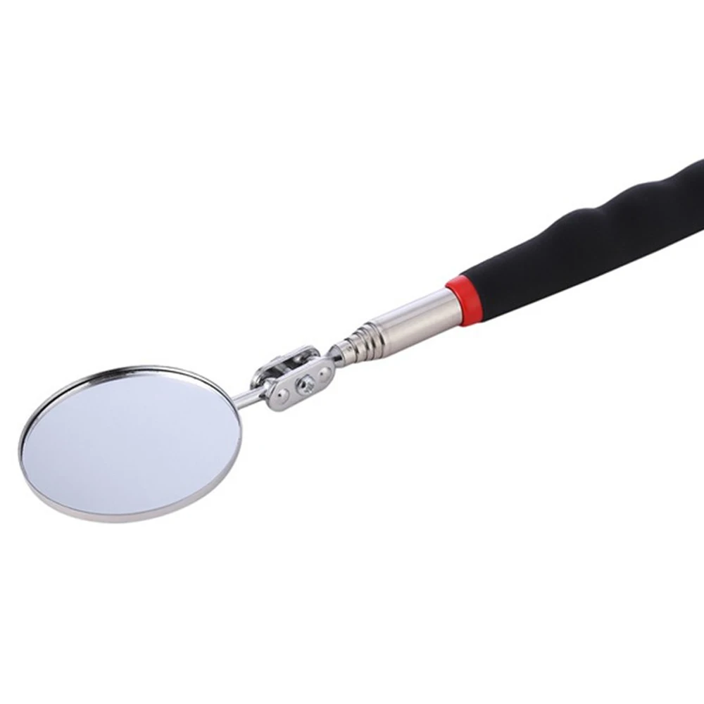 50mm Stainless Steel Auto Retractable Circular Mirror Telescopic Inspection Mirr - £79.67 GBP