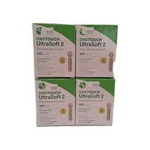 Lot of 4 OneTouch Ultra Soft 2 Blood Lancets 30G - Exp. 12/29 New - $511.56 MXN