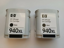 (2) HP 940XL High Yield Black Original Ink Cartridge (C4906A) - $8.42