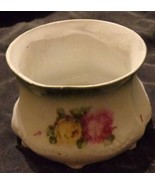 Antique Hand Painted Porcelain Waste Bowl - Made in Bavaria - Red Lion B... - $33.94 CAD