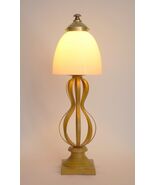 Unique Art Deco Art Nouveau Table Lamp Desk Lamp &quot; Rusty Rose &quot; Lamp - $323.95 CAD