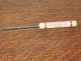 Vintage Milford Paint &amp; Hardware Milford, NJ Mini Screwdriver - $369.07 MXN