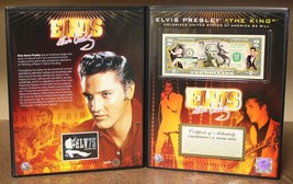 Elvis Presley * The King / Jailhouse Rock * U.S. $2 Bill With Collectible Folio - £14.90 GBP