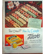 Delrich Margarine Print Magazine Advertisement  1950 - $8.12 CAD