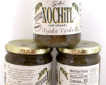 3X Salsa Xochitl Asada Verde Medium Roasted Jalapenos Tomatillos 15oz BB... - £19.84 GBP