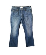 Levi 515 Jeans Size 12 Raw Hem  Pocket Flaps Denim Blue Jean Pants 32x29... - £19.50 GBP