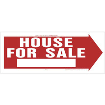 Hy-Ko™ House For Sale Sign 6&quot; x 23&quot; (5 pcs.) - £28.13 GBP