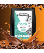 Gourmet Highlander Coffee (Butterscotch, Caramel &amp; Hazelnut) - 16oz -Sma... - £14.49 GBP