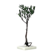 Decorative Real Olive Tree Handmade of Brass on White Marble Base - £74.41 GBP