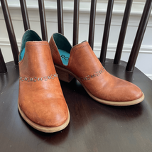 Roan Bed Stu Gaze Oats Pecan Western Ankle Boots 6.5 - $54.00