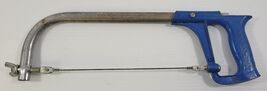 *K2) Vintage Oval Tubular Adjustable Length Hacksaw 10" to 12" Blade - $14.84