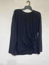 Time And Tru Top Women&#39;s Black Large Long Sleeve - $11.29