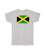Jamaica : Gift T-Shirt Distressed Flag Vintage Jamaican Expat Country - $24.99