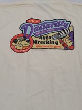 VINTAGE 1996 Cartoon Network DIck Dastardly Auto Wrecking T-Shirt 2XL - £38.65 GBP