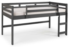 Lara Twin Loft Bed, Gray Finish - $255.00