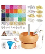 24416 Pcs Bead Spinner Kit With Large Numble Of Seed Beads And Practical... - £35.41 GBP