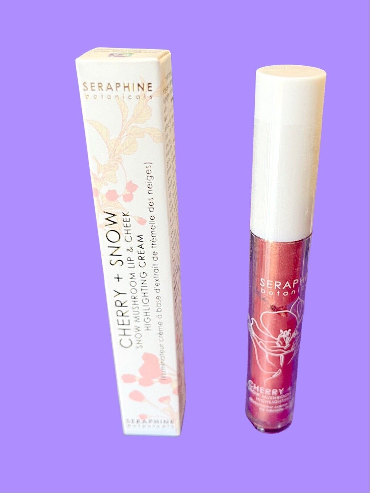 Primary image for Seraphine Botanicals Cherry + Snow Snow Mushroom Lip & Cheek Highlighting Cream