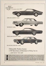 1965 Print Ad 1966 Oldsmobile Cars Four Models Shown Olds Spectrum - £13.28 GBP