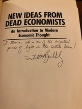 AUTOGRAPHED New Ideas from Dead Economists: Introduction Modern Economic Thought - £27.85 GBP