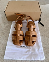 Vince Rava Fisherman Sandal Brown Leather (6.5 M) NIB - $163.63