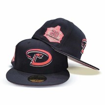 Navy Blue Arizona Diamondbacks Pink Bottom 20th Anniversary Side Patch New Era - £85.31 GBP