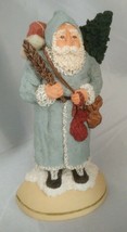 June McKenna Blue Santa Collectible Figurine (600/3,000) Christmas Joy 1997 - £19.14 GBP