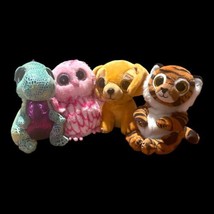 Ty Plush Lot Of 4-Cinder-Clawdia-Pinky-Zuzu-Collection Starter-plush Stuffy Lot - £22.38 GBP