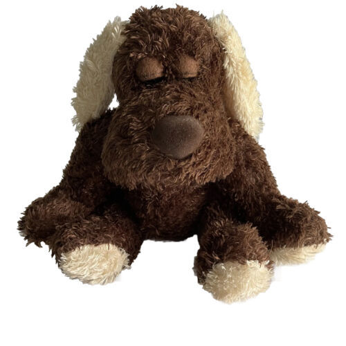 Primary image for Dan Dee Dog Plush Brown Collectors Choice Puppy Closed Eyes Sitting Stuffed 10"