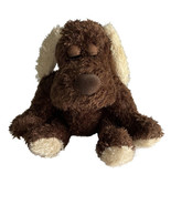 Dan Dee Dog Plush Brown Collectors Choice Puppy Closed Eyes Sitting Stuf... - £14.12 GBP
