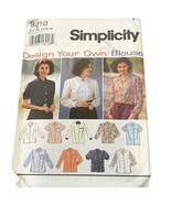 Simplicity 9210 Design Your Own Blouse Sewing Pattern Sizes 14/16/18 - $8.64