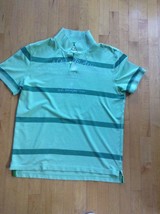 Express Classic Polo Men&#39;s Size Large Lime Green/ Green  - £9.33 GBP