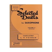 Selected Duets for Saxophone: Volume 2 - Advanced (Rubank Educational Library) V - £11.55 GBP