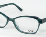 OGI Evolution 9077 1557 Grün Tiger Brille Brillengestell 52-16-140 MM Japan - $81.13