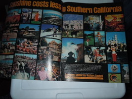 Vintage Southern California Visitors Council Double Page  Print Magazine... - $8.99