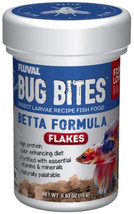 Fluval Bug Bites Betta Formula Flakes 7.56 oz (12 x 0.63 oz) Fluval Bug Bites Be - £55.25 GBP