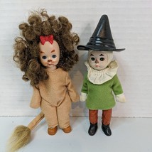 Pair Cowardly Lion Scarecrow Wizard of Oz Madame Alexander Doll 2007 McDonald&#39;s - £13.16 GBP