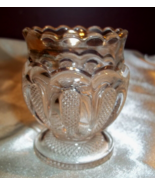 EAPG TEXAS Pattern Glass Toothpick Holder US Glass Co - £7.77 GBP