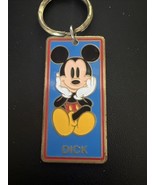 Disneyland Mickey Mouse “DICK” Name Keychain Keyring Vintage 90s - €5,09 EUR