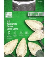 HOME ACCENTS HOLIDAY 1010 936 945 STEADY LIT 25CT WARM WHITE LED C9 16&#39; ... - $282.55 MXN