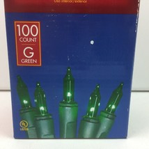 Holiday Living 100 Green Christmas Light Set Green Wire U04ZI24D - $19.99