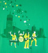 St Patrick&#39;s Day T Shirt L Magic Hat Beer Rock Band Irish green cotton musicians - £10.16 GBP