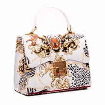 The Perugia White Leather Handbag image 3
