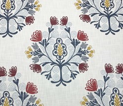 Ballard Design Kentbury Homespun Blue Inside Out® Floral Fabric By Yard 57&quot;W - £36.12 GBP
