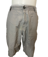Calvin Klein Men&#39;s Cotton Flat Front Shorts Grey Size 34 - $9.49