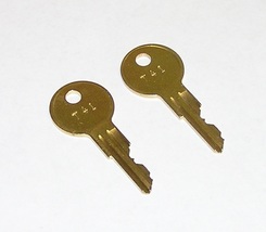 2 - T41 Replacement Keys fit Traulsen Refrigeration Equipment  - £8.49 GBP