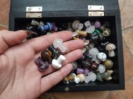 Mushroom crystal carving scoop | Random crystal scoop - $5.00
